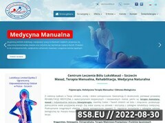 Zrzut strony Profesjonalny masaż i rehabilitacja w Szczecinie - LuksMasaż