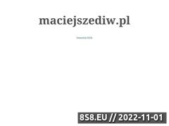 Miniaturka domeny www.maciejszediw.pl
