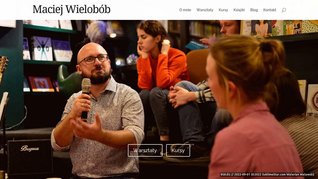 Zrzut ekranu Maciej Wielobób - warsztaty jogi