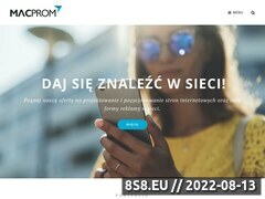 Miniaturka www.macprom.pl (Strony internetowe oraz pozycjonowane)