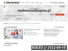 Miniaturka domeny mademoisellesposa.pl