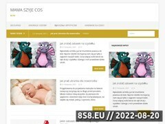 Miniaturka mamaszyjecos.pl (Ręcznie robione ubrania i maskotki dla dzieci)