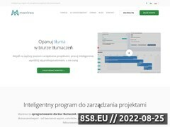 Zrzut strony Program do zarządzania projektami dla biur tłumaczeń