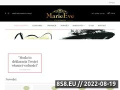 Miniaturka marieeve.com.pl (Sklep z odzieżą damską markową)