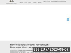 Miniaturka domeny www.marmurex-renowacja.pl