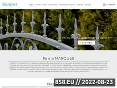 Miniaturka www.marques.pl (Marques - automatyka do bram, <strong>szlabany</strong>)