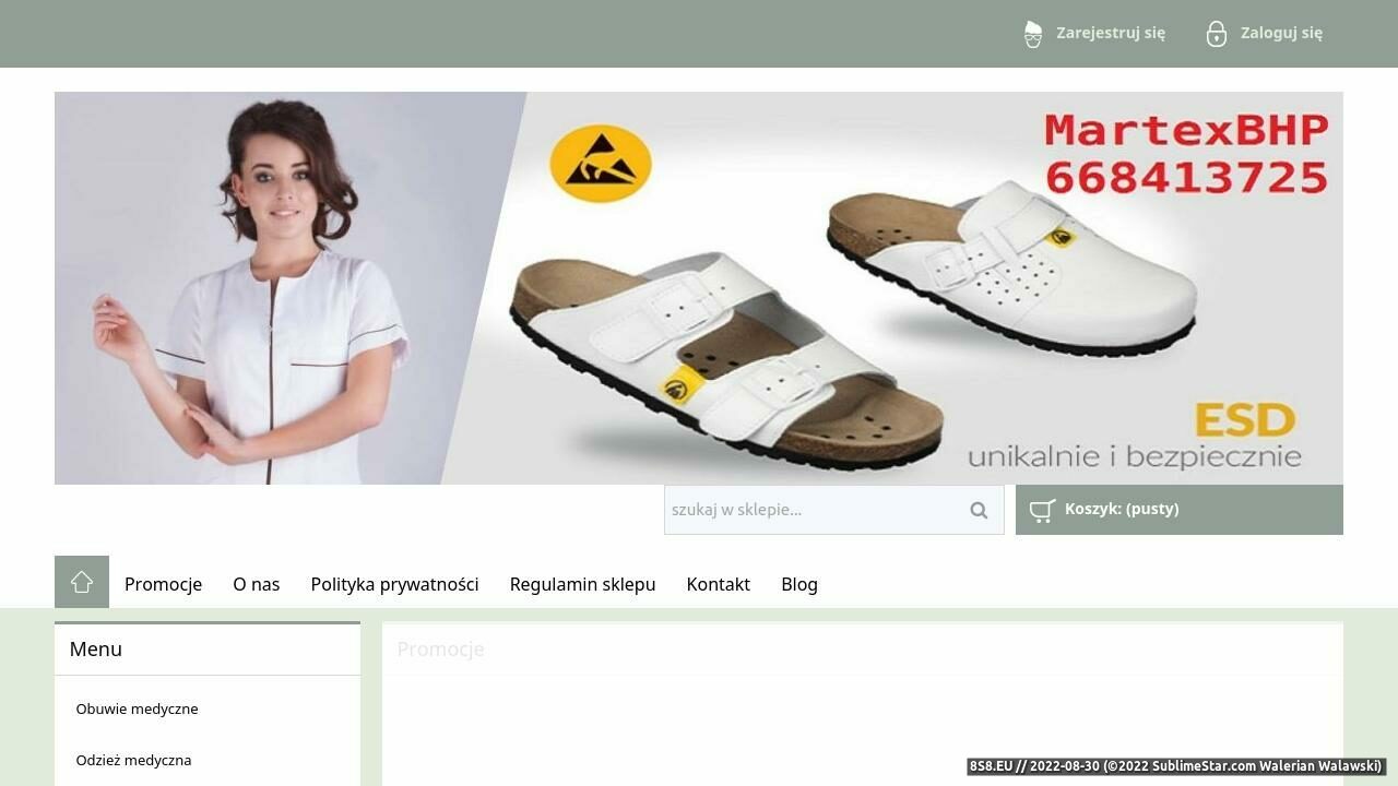 Zrzut ekranu Obuwie medyczne Julex, Piumetta i buty kolebkowe