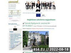 Miniaturka www.masterbiznes.pl (Szkolenia EFS dla Firm i szkolenia dla księgowych)