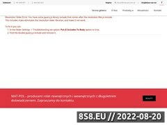 Miniaturka mat-pol.com.pl (Rolety Białystok)