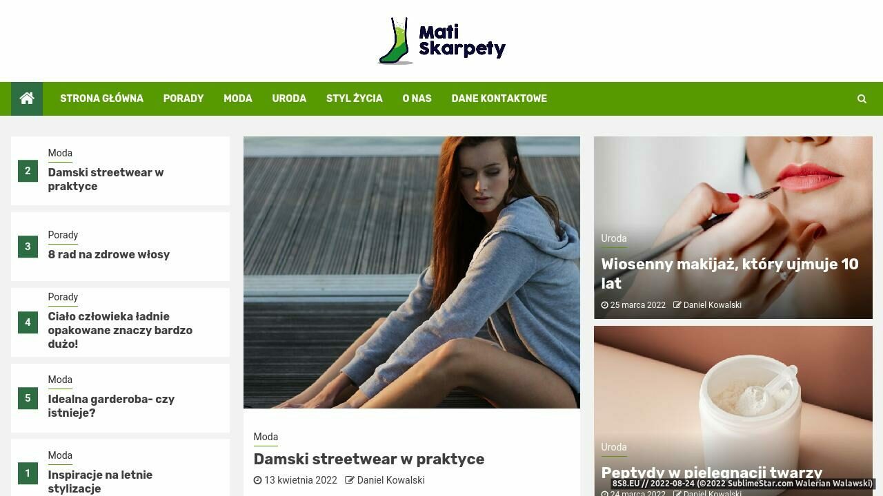 Mati - skarpety (strona www.matiskarpety.pl - Matiskarpety.pl)