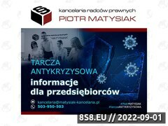 Miniaturka domeny www.matysiak-kancelaria.pl