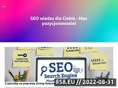 Miniaturka max-pozycjonowanie.pl (Poradnik marketingu internetowego)