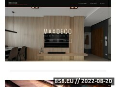 Miniaturka domeny www.maxdeco.pl