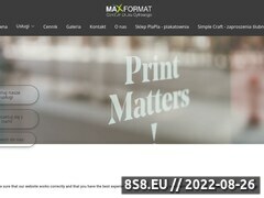 Miniaturka domeny www.maxformat.com.pl