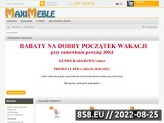 Miniaturka www.maximeble.pl (Meble do domu, biura oraz wiele innych)