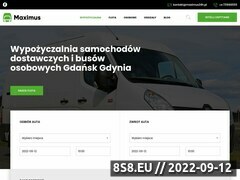 Miniaturka maximus24h.pl (Wypożyczalnia samochodów dostawczych Gdańsk)