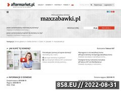 Miniaturka domeny www.maxzabawki.pl