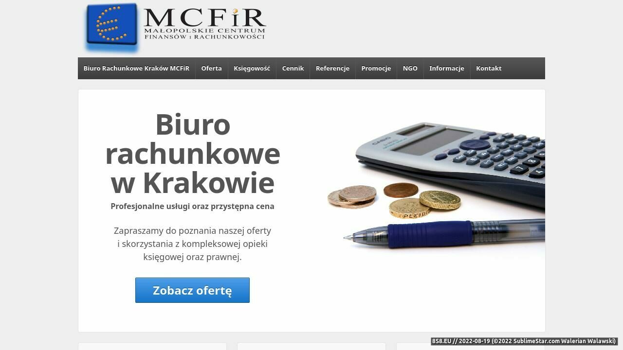 Biuro Rachunkowe w Krakowie MCFIR (strona www.mcfir.pl - Mcfir.pl)