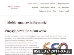 Miniaturka domeny meble-madrex.pl
