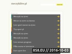 Miniaturka meczykilive.pl (Tylko u nas mecze online, na żywo i za darmo)