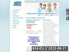Miniaturka strony Med-Expert Spka z o.o. - laryngolog Warszawa Praga