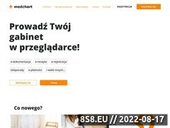 Miniaturka medchart.pl (Oprogramowanie medyczne dla przychodni)