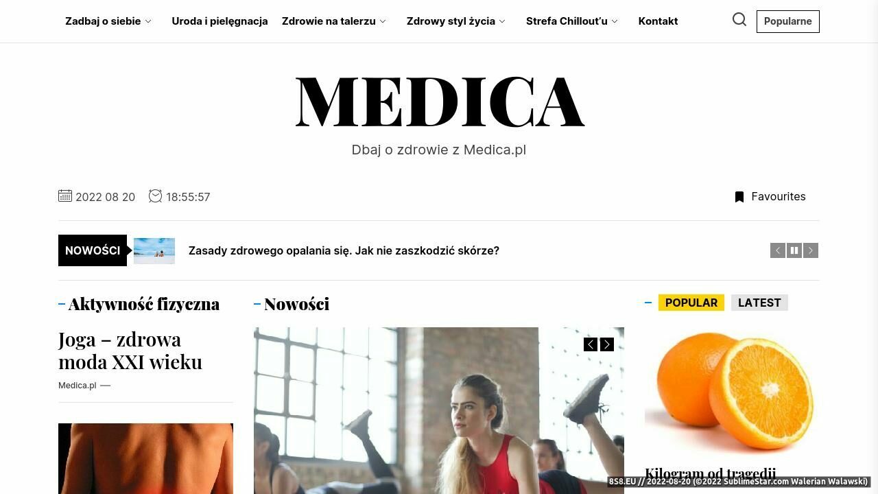 Medycyna - Zdrowie - Uroda (strona www.medica.pl - Medica.pl)