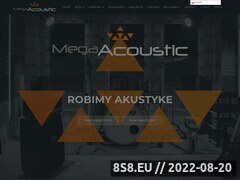Miniaturka domeny www.mega-acoustic.pl