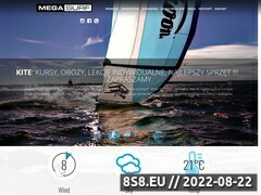 Miniaturka www.megasurf.com.pl (Szkolenia i kursy kitesurfingi i windsurfingu)