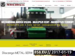 Miniaturka metalserw.szczecin.pl (Firma zapewnia usługi związane z serwisem maszyn)