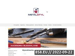 Miniaturka strony Producent skrzynek na listy - metalstyl24.pl