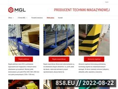 Miniaturka mgltechnika.pl (<strong>regały magazynowe</strong> wysokiego składowania)
