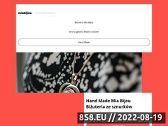 Miniaturka mia-bijou.pl (Biżuteria modowa Hand Made - sklep 24h Mia-bijou.pl)