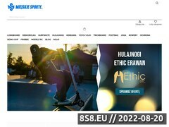 Zrzut strony Shortboardy - sklep dla aktywnych MiejskieSporty.pl