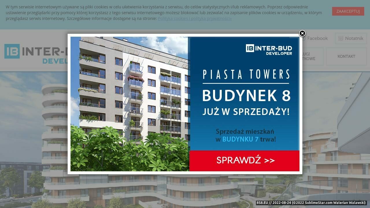 Zrzut ekranu Mieszkanie w Krakówie - INTER-BUD Developer
