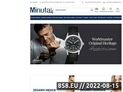 Miniaturka www.minuta.pl (Minuta.pl - oryginalne zegarki)