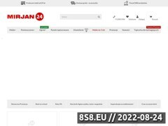 Miniaturka www.mirjan24.pl (Sklep online z ofertą mebli dla Twojego domu)