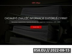 Miniaturka mk-max.pl (Wieszaki, kwietniki metalowe i meble z metalu)