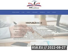 Miniaturka mkpublikacje.pl (Prace dyplomowe i magisterskie)