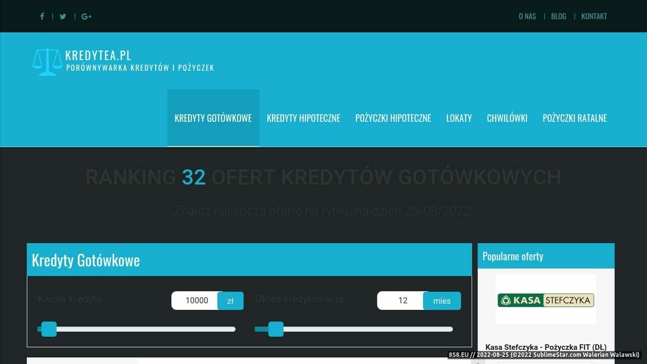 Zrzut ekranu MKedyt24 - Biznes, Notowanie, Gospodarka, Forex, Fundusze Inwestycyjne
