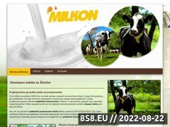 Miniaturka strony Milkon - spdzielnia mleczarska