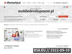 Miniaturka domeny mobiledevelopment.pl