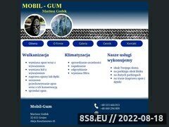 Miniaturka strony Mobilny serwis opon - Warszawa, Mobilgum
