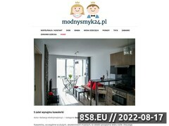 Miniaturka www.modnysmyk24.pl (Sklep internetowy z odzieżą dla dzieci)
