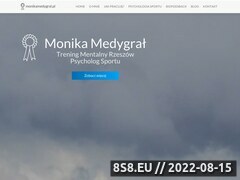 Miniaturka monikamedygral.pl (Psycholog sportowy w Rzeszowie Monika Medygrał)