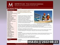 Miniaturka www.montervis.pl (Usługi budowlane Łódź - MONTER VIS)