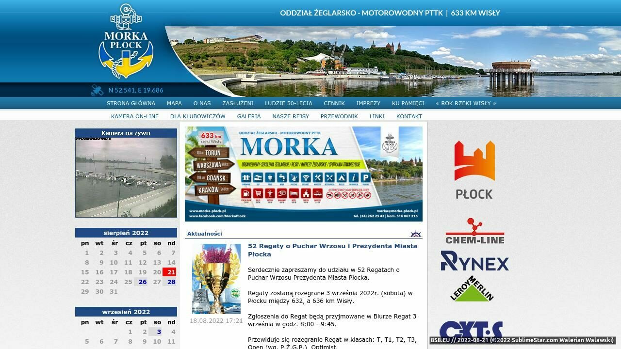 Żeglarstwo Płock (strona www.morka-plock.pl - Morka-plock.pl)