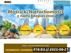 Miniaturka strony Nieruchomoci Warszawa - biuro porednictwa Mocicki