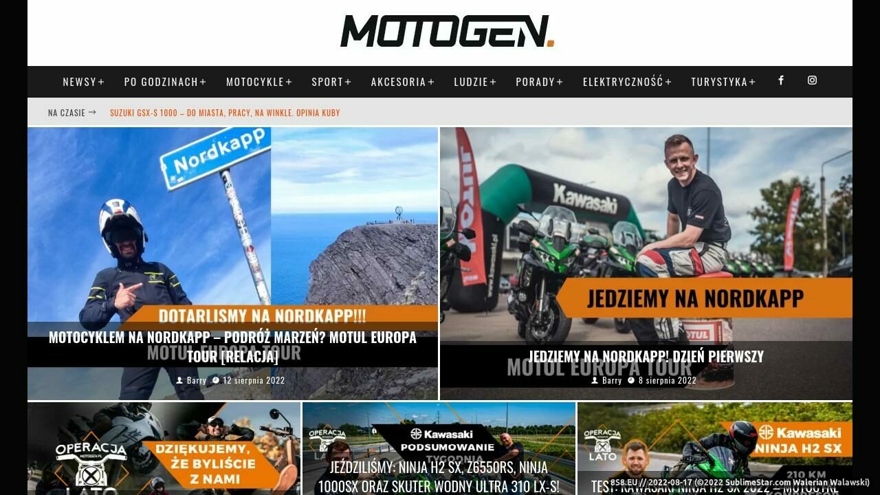 Zrzut ekranu Motocykle