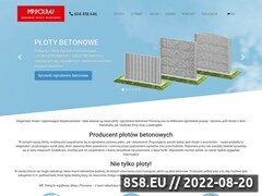 Miniaturka www.mppolraj.pl (Ogrodzenia betonowe)